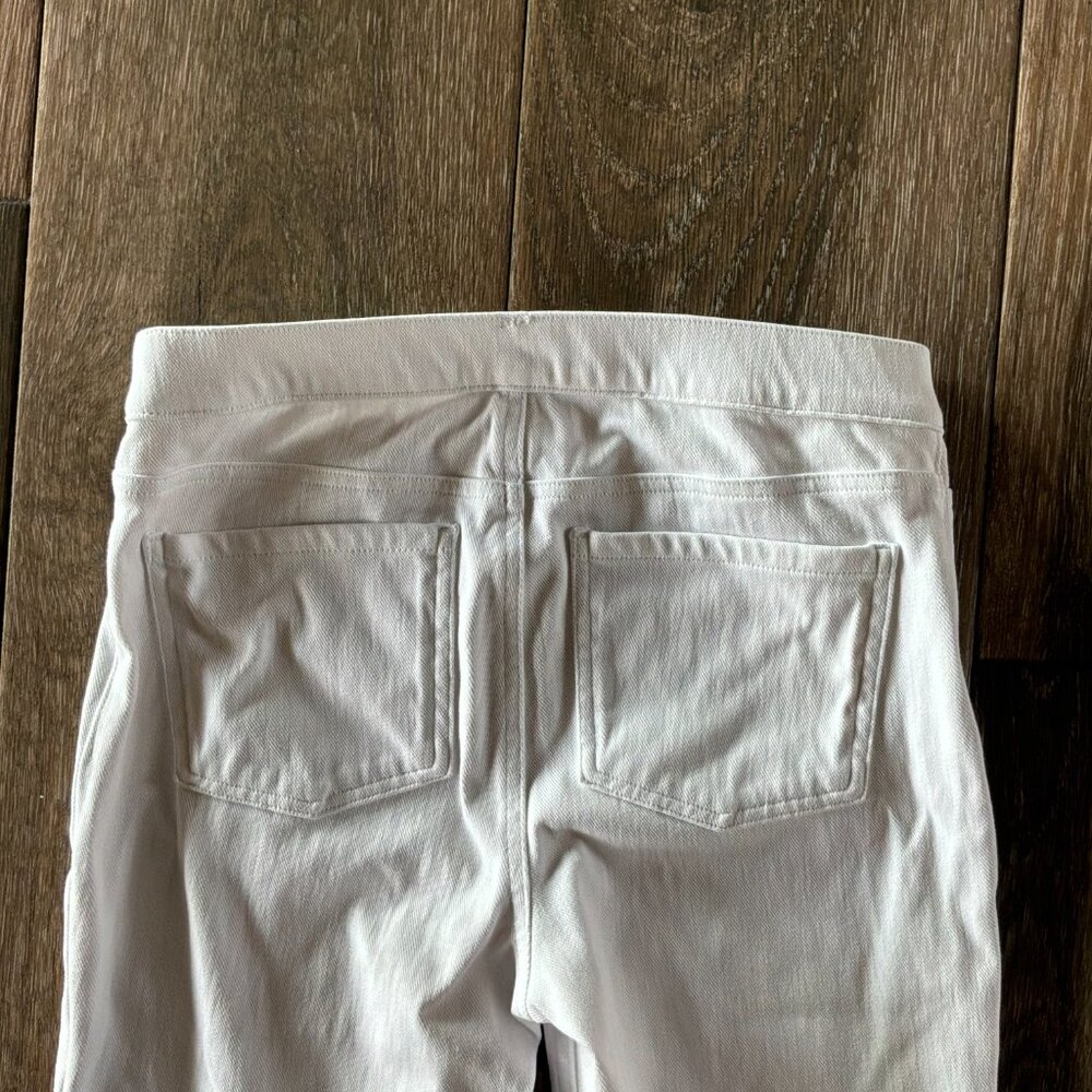 Spanx ankle white stretch heavyweight leggings style 20114R Size Medium - Picture 8 of 13